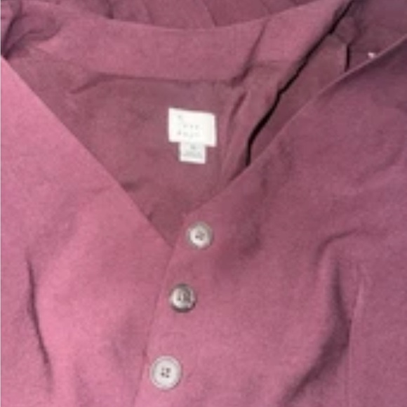 A New Day Women’s Red  Vest Tank Top M Front Buttons Bottom 4 - Picture 5 of 7